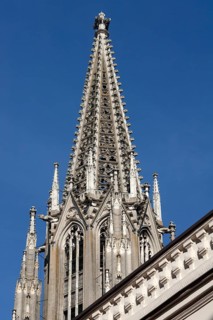 Left spire of the Regensburg Cathedral
