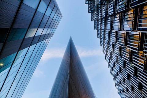 Modern office building in the office complex 'More London Riverside