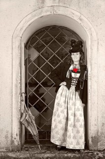Young woman in traditional costume
