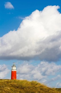 Eierland Lighthouse with dunes