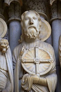 Gothic statue of Jeremiah