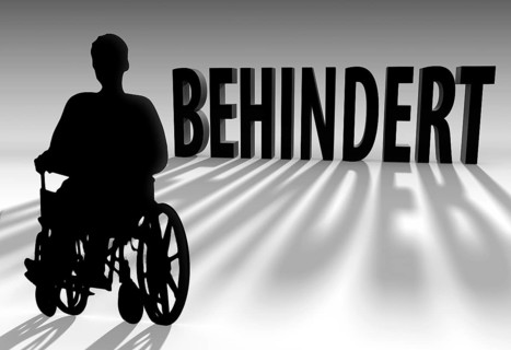 Person sitting in a wheelchair