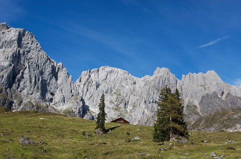 Alpine landscape with Hochkonig
