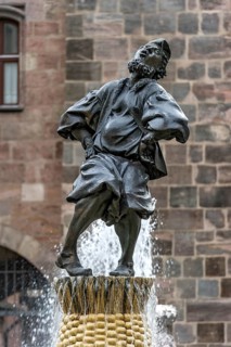 Fountain statue Hans Sachs
