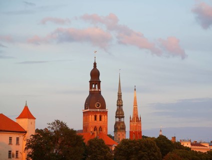 Towers of the Riga Castle