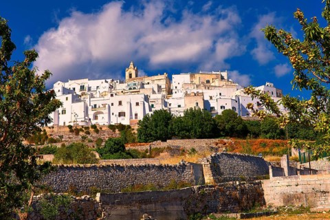 Medieval fortified hill town