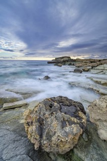 Rocky coast near Agios Georgios