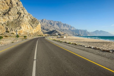 Khasab coastal road