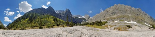 360 panorama of the Hollental valley