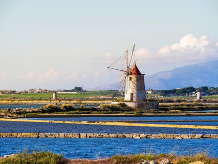 Ettore Infersa Saltworks windmill