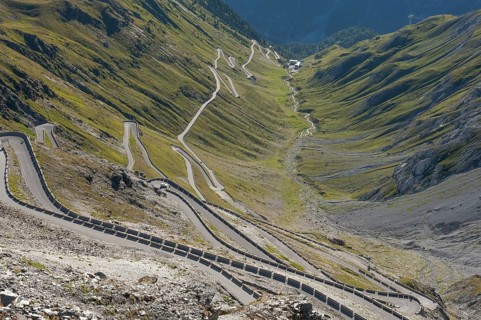 Road to Stelvio Pass