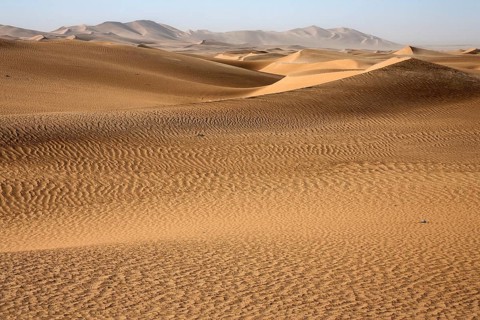 Sand dunes between Swakopmund and Walvis Bay on road B2