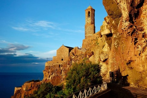 Cathedral of Sant'Antonio Abate in the evening light