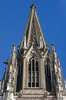 Left spire of the Regensburg Cathedral