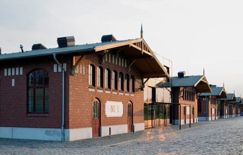 Ballinstadt Museum on Veddel Island in the Elbe river