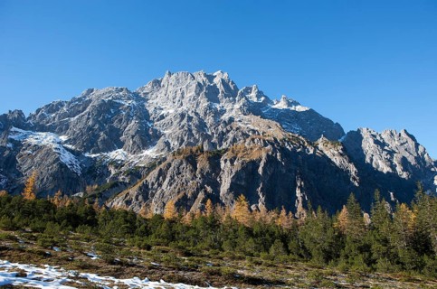 Wimbachtal with Hochkaltergebirge mountains