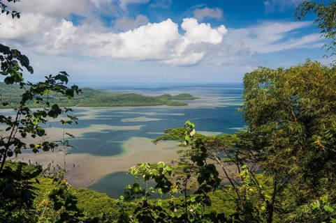 Overlooking the island of Pohnpei