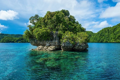 Rock islet