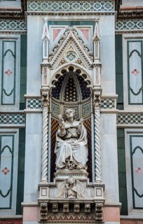 Marble facade of Florence Cathedral