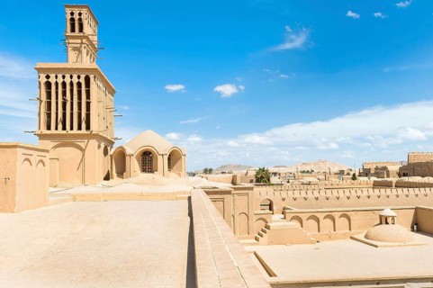 Aghazadeh Mansion and its windcatcher