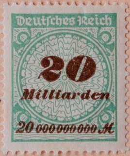 German inflation stamp