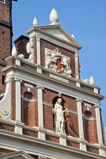Gable of the Town Hall with Justitia