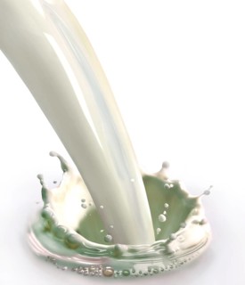 Milk being poured