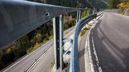 Splugen pass road