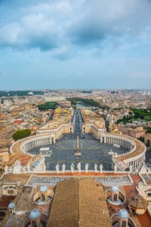 View from the dome of St. Peter's Basilica