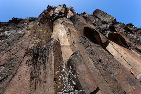 Basaltic columns