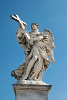 Angel statue on the Ponte Sant'Angelo