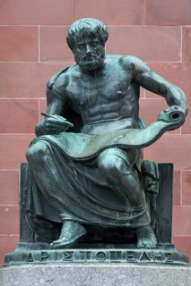 Sculpture of Homer outside the Albert Ludwig University of Freiburg