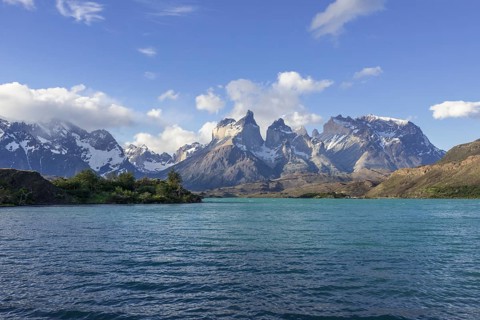 Pehoe Lake and Paine Grande Massif