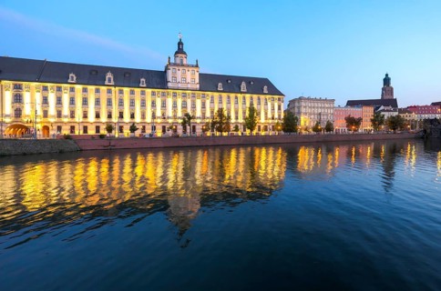 Main building of Wroclaw University