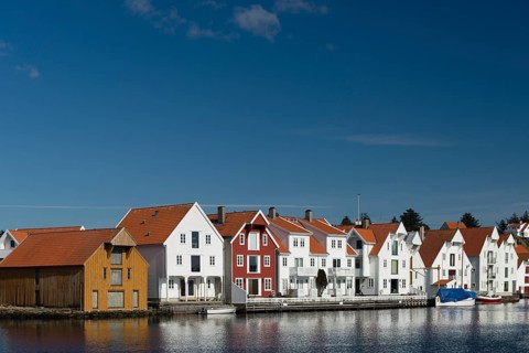 Houses on the water