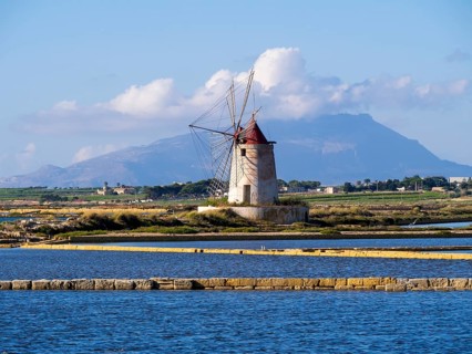 Ettore Infersa Saltworks windmill