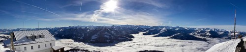 Alps in winter high
