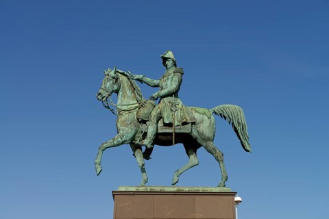 Statue of King Charles XIV John of Sweden