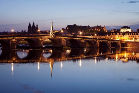 Loire bridge Pont Jacques Gabriel