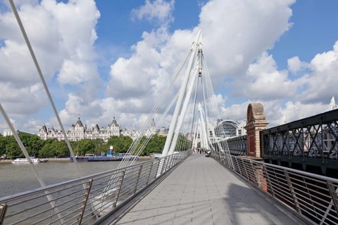 Jubilee Bridge over the River Thames