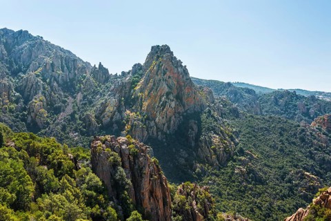 Bizarre rock formations