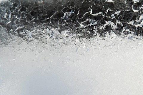 Detail of ice block