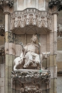 Alexander the Great riding a panther