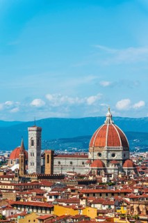 Florence Cathedral with the dome by Brunelleschi