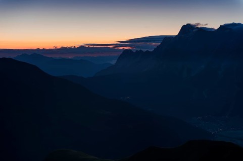 Mt Zugspitze in the morning light