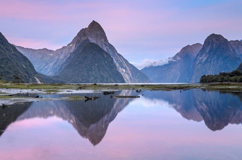 Mitre Peak at dawn