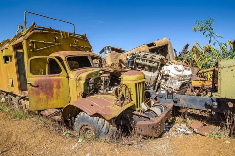 Tank cemetery