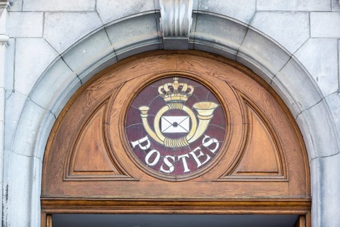 Entrance to the post office