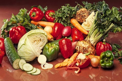 Various fresh vegetables