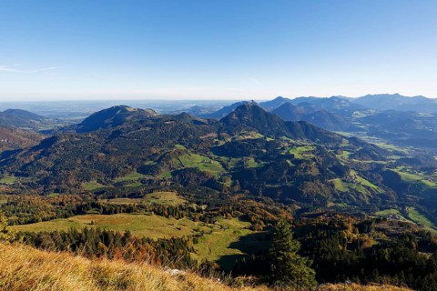 View from Mt Brunnstein to the northeast